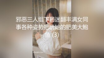 邪恶三人组下药迷翻丰满女同事各种姿势把玩她的肥美大鲍鱼 (3)