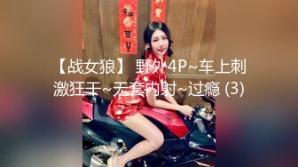 【战女狼】 野外4P~车上刺激狂干~无套内射~过瘾 (3)