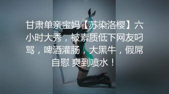 甘肃单亲宝妈【苏染洛樱】六小时大秀，被素质低下网友叼骂，啤酒灌肠，大黑牛，假屌自慰 爽到喷水！