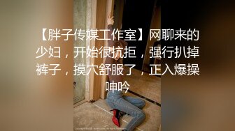 【胖子传媒工作室】网聊来的少妇，开始很抗拒，强行扒掉裤子，摸穴舒服了，正入爆操呻吟