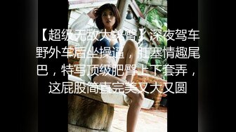 【超级无敌大美臀】深夜驾车野外车后坐操逼，肛塞情趣尾巴，特写顶级肥臀上下套弄，这屁股简直完美又大又圆