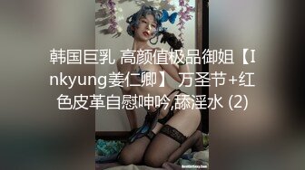 韩国巨乳 高颜值极品御姐【Inkyung姜仁卿】 万圣节+红色皮革自慰呻吟,舔淫水 (2)