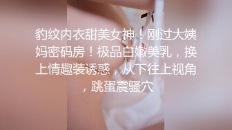 豹纹内衣甜美女神！刚过大姨妈密码房！极品白嫩美乳，换上情趣装诱惑，从下往上视角，跳蛋震骚穴