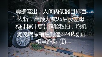 震撼流出，人间肉便器目标百人斩，高颜大波95后反差母狗【榨汁夏】露脸私拍，炮机狗笼喝尿蜡烛封逼3P4P场面相当炸裂 (1)