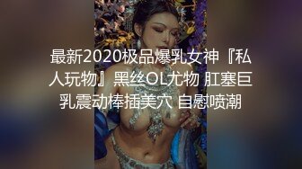 最新2020极品爆乳女神『私人玩物』黑丝OL尤物 肛塞巨乳震动棒插美穴 自慰喷潮