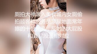 厕拍大神潜入美食城内女厕偷拍顾客和服务员尿尿地面常年擦的十分光亮，反射的大屁股和真屁股遥相对应