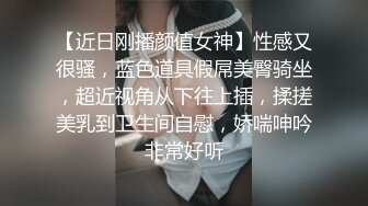 【近日刚播颜值女神】性感又很骚，蓝色道具假屌美臀骑坐，超近视角从下往上插，揉搓美乳到卫生间自慰，娇喘呻吟非常好听