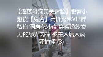 【淫荡母狗完美露脸】肥臀小骚货『兔兔』高价秀禾VIP群私拍 洞房花烛夜 穿着婚纱卖力的舔弄肉棒 被主人后人疯狂抽插 (3)