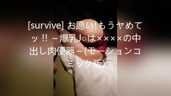 [survive] お愿い!もうヤめてッ !! ～爆乳J○は××××の中出し肉便器～(モーションコミック版)