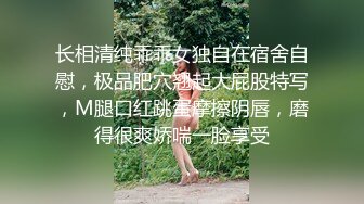 长相清纯乖乖女独自在宿舍自慰，极品肥穴翘起大屁股特写，M腿口红跳蛋摩擦阴唇，磨得很爽娇喘一脸享受