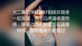 大二兼职学妹跟好姐妹在宿舍一起发骚，无毛白虎逼很是性感，撩骚动作不断揉奶玩逼看特写，精彩刺激不要错过