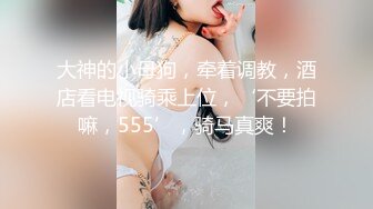 大神的小母狗，牵着调教，酒店看电视骑乘上位，‘不要拍嘛，555’，骑马真爽！