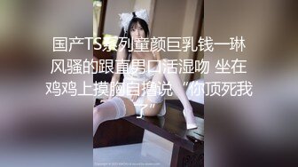 国产TS系列童颜巨乳钱一琳风骚的跟直男口活湿吻 坐在鸡鸡上摸胸自撸说“你顶死我了”