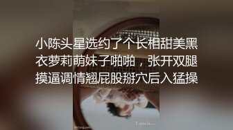 小陈头星选约了个长相甜美黑衣萝莉萌妹子啪啪，张开双腿摸逼调情翘屁股掰穴后入猛操